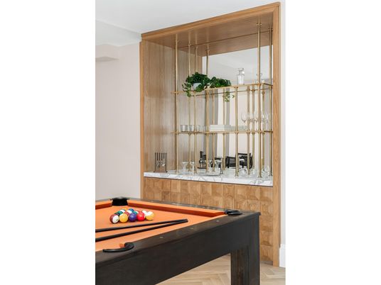 Billiard Table, Game Room, Interior