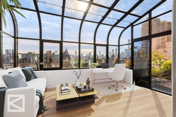 Glass Ceilings, Home Office, Interior, Sun Room, Wood Texture Flooring