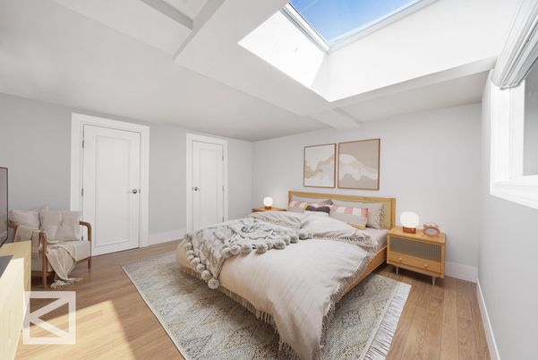 Bedroom, Interior, Wood Texture Flooring