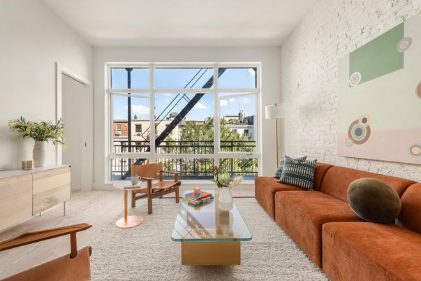 Interior, Living room, Stone Walls