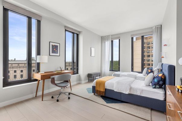 Bedroom, Home Office, Interior, Wood Texture Flooring