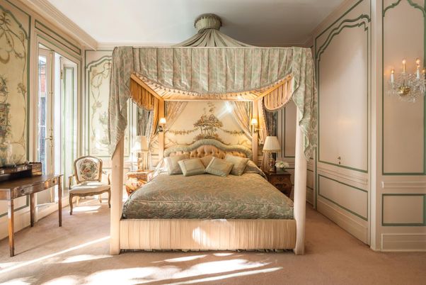 Bedroom, Chandelier, Interior