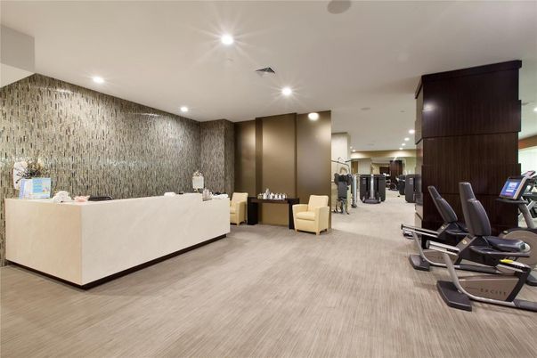 Fitness Equipment, Gym, Interior, Recessed Lighting