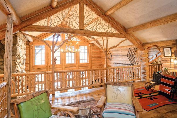 Chandelier, Interior, Wooden Beams, Wood Texture Flooring, Wooden Walls