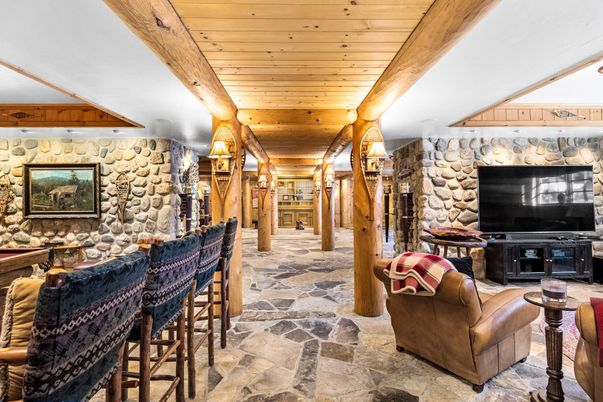Interior, Stone Walls, Wooden Beams, Wooden Ceilings