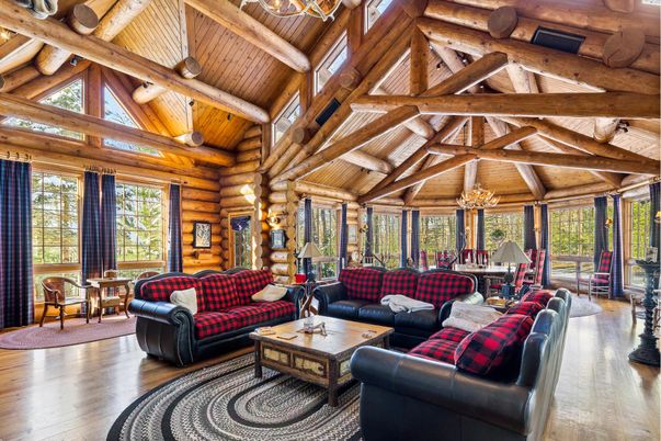 Chandelier, Dining room, Interior, Living room, Wooden Beams, Wooden Ceilings, Wood Texture Flooring, Wooden Walls