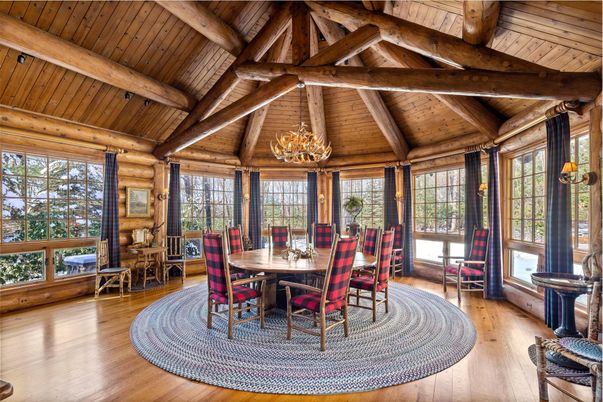 Chandelier, Dining room, Interior, Wooden Beams, Wooden Ceilings, Wood Texture Flooring, Wooden Walls