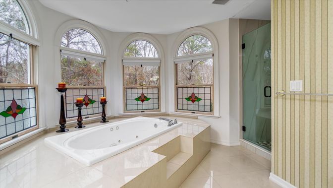 Bathroom, Glass Shower, Interior