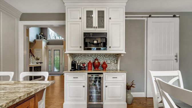 Interior, Kitchen, Wood Texture Flooring