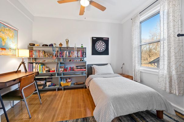 Bedroom, Home Office, Interior, Wood Texture Flooring