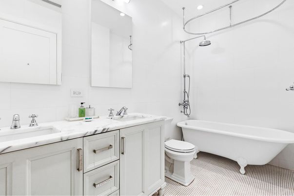 Bathroom, Dual Sink Vanities, Free Standing Baths, Glass Shower, Interior, Recessed Lighting