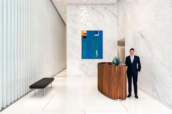 Interior, Marble Walls, Recessed Lighting