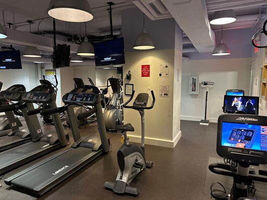 Fitness Equipment, Gym, Interior, Pendant Lights