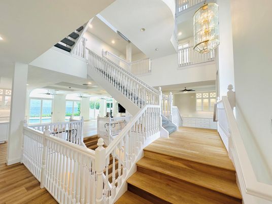 Chandelier, Interior, Recessed Lighting, Wood Texture Flooring