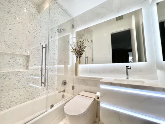 Bathroom, Glass Shower, Interior