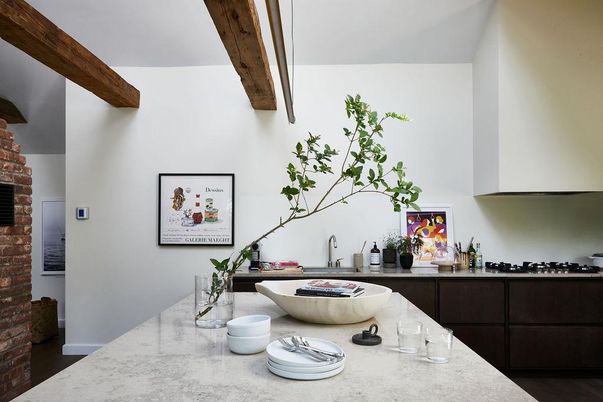 Interior, Kitchen, Wooden Beams
