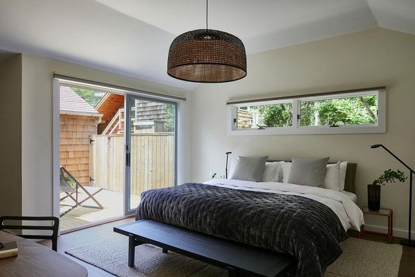 Bedroom, Interior, Pendant Lights