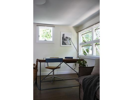 Home Office, Interior, Wood Texture Flooring