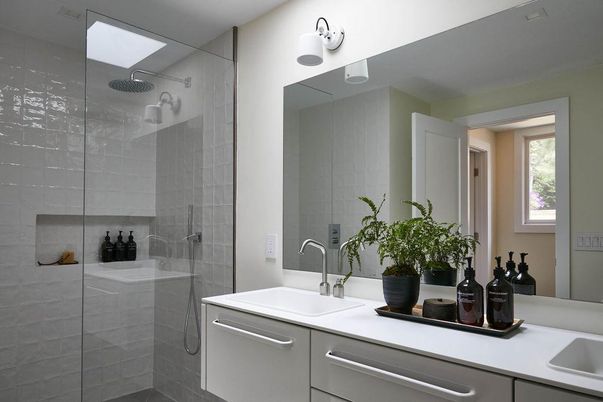 Bathroom, Glass Shower, Interior