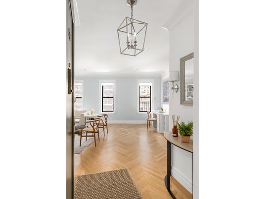 Chandelier, Dining room, Interior, Pendant Lights, Wood Texture Flooring