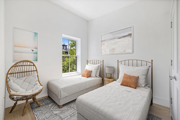 Bedroom, Interior, Wood Texture Flooring