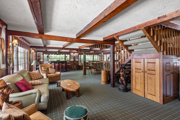 Interior, Living room, Wooden Beams