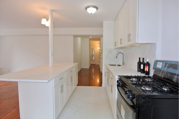 Interior, Kitchen, Marble, Wood Texture Flooring