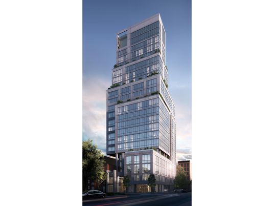 Exterior, Facade, Highrise