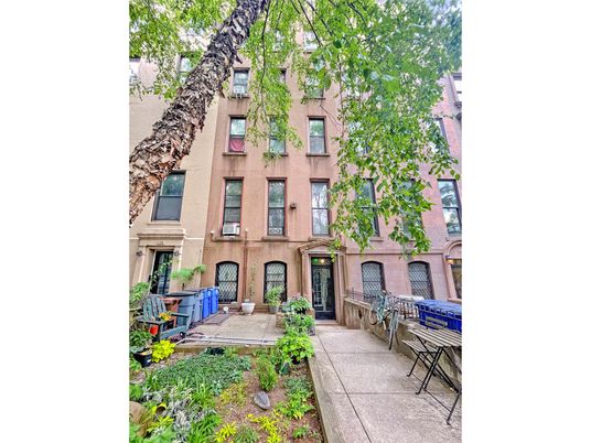 Exterior, Facade, Brick Facade, Brownstone