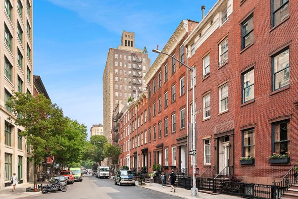 Exterior, Facade, Brick Facade, Condo Building