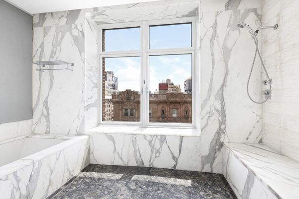 Bathroom, Interior, Marble Walls
