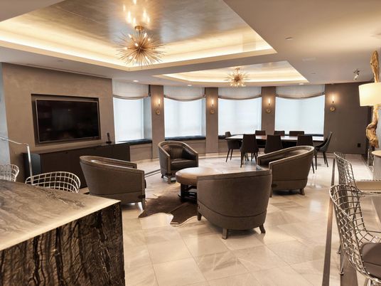 Dining room, Interior, Living room, Pendant Lights, Recessed Lighting