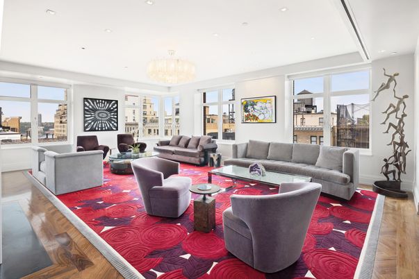 Chandelier, Interior, Living room, Recessed Lighting, Wood Texture Flooring