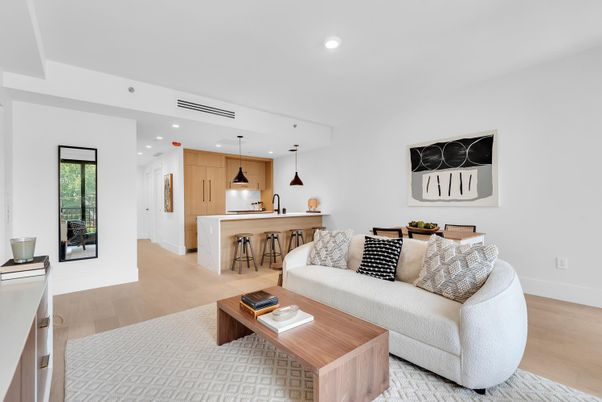 Dining room, Interior, Kitchen, Living room, Pendant Lights, Recessed Lighting, Wood Texture Flooring