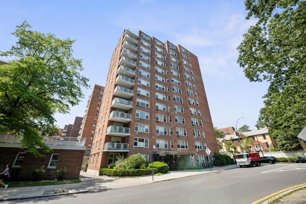 Exterior, Facade, Brick Facade, Condo Building