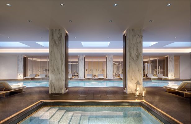 Interior, Pool, Recessed Lighting