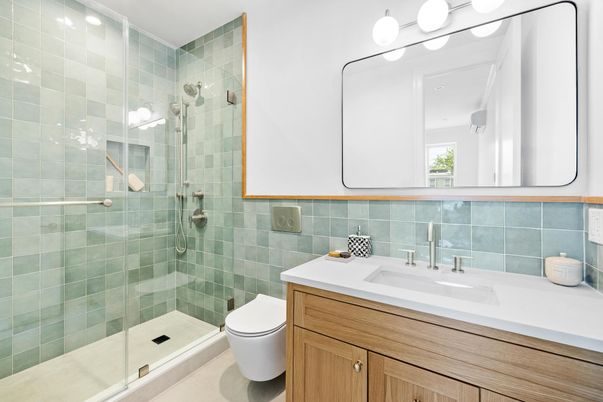 Bathroom, Glass Shower, Interior