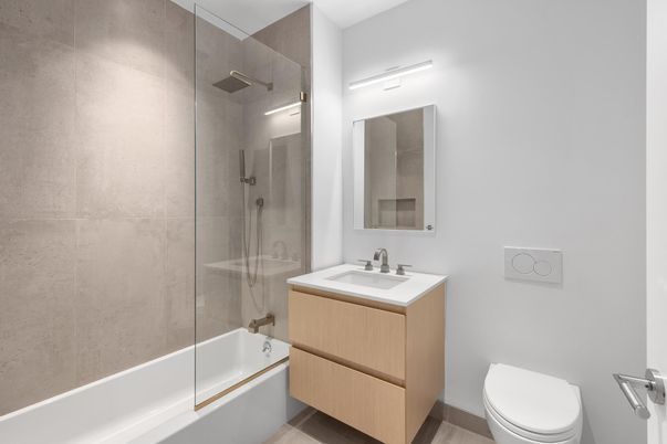 Bathroom, Glass Shower, Interior