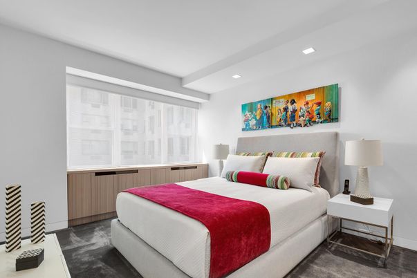 Bedroom, Interior, Recessed Lighting