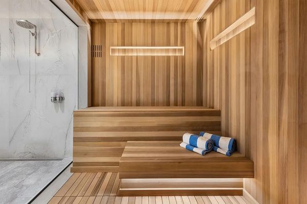 Interior, Sauna Room