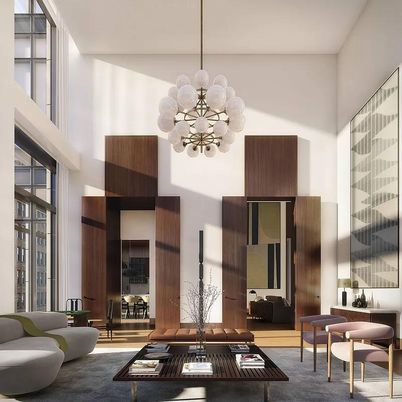 Dining room, Fireplace, Interior, Living room, Pendant Lights