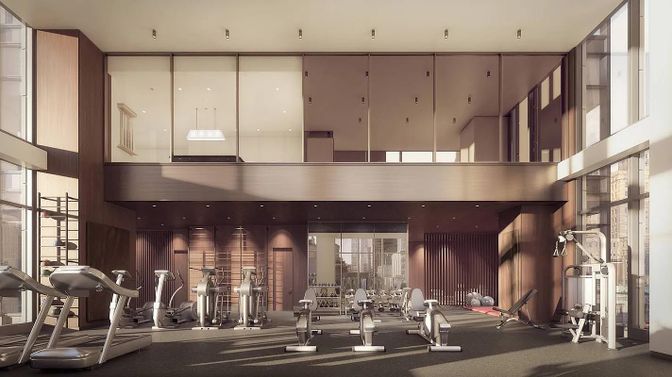 Fitness Equipment, Gym, Interior