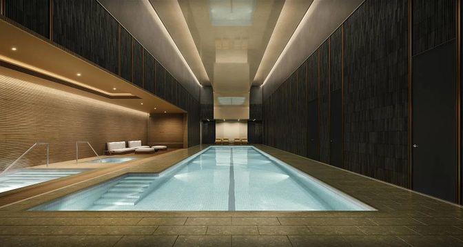 Interior, Pool, Recessed Lighting