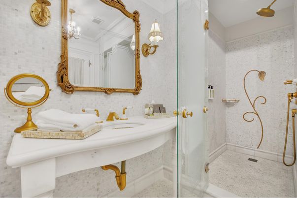 Bathroom, Glass Shower, Interior