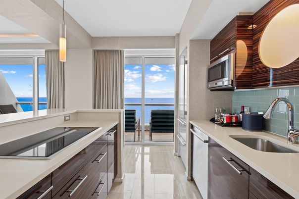 Interior, Kitchen, Pendant Lights, Stainless Steel Appliances, Water