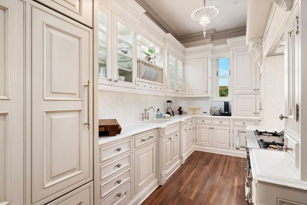 Interior, Kitchen, Wood Texture Flooring