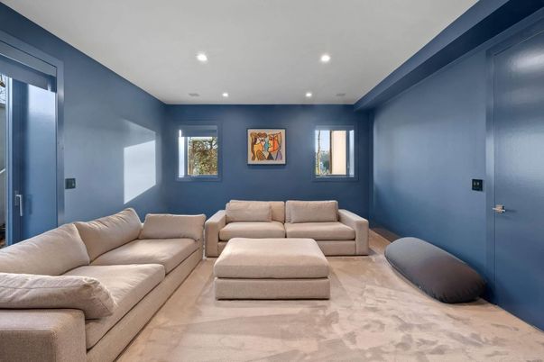 Interior, Living room, Recessed Lighting