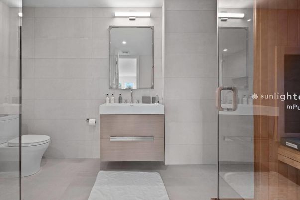 Bathroom, Glass Shower, Interior