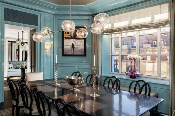 Dining room, Interior, Pendant Lights