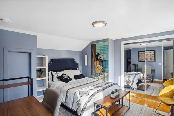 Bedroom, Interior, Wood Texture Flooring